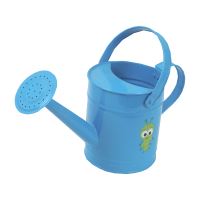 TOPTRADE children garden tool - metal watering can, blue colour, 1,6L (3)