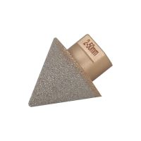 TOPTRADE grinding crown, diamond, M14, pyramid 2 - 50 mm (4)
