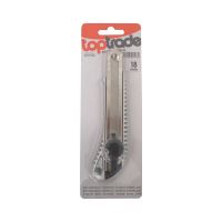 TOPTRADE break-off knife, all-metal, screw lock, 18 mm, professional (4)