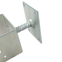 TOPTRADE anchor foot for screws, 100 x 90 mm, galvanized (3)