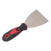spatula,stainless,rubber -ergonomic handl,30 mm,profi