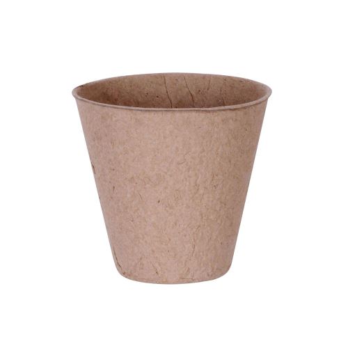 TOPTRADE paper planter, round, O 8 cm, height 7.5 cm, set of 24 pcs