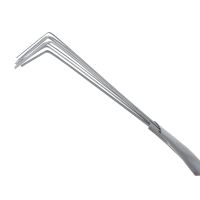 TOPTRADE metal leaf rake, 9 teeth, PP handle, length 37 cm (4)