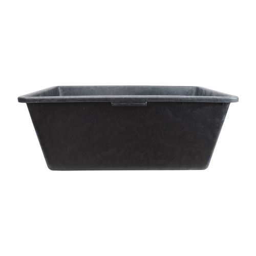 TOPTRADE construction tub, rectangular, plastic, extra strong, 90 l