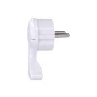 angle plug, low profile from the wall, IP20, white (3)