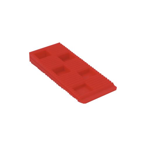 TOPTRADE mounting wedge, plastic, set of 20 pcs., 76 x 30 x 9 mm