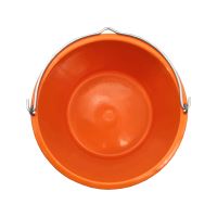 TOPTRADE plastic bucket, extra strong, orange, 20 l, with TÜV/GS certification (1)
