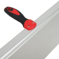 TOPTRADE stainless steel scraper, round edges, dural frame, 500 mm (5)