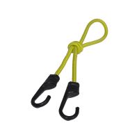 PP coated rubber rope with plastic hook, 8mm x 80 - 150 cm, 20kg