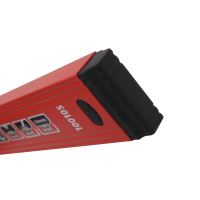 TOPTRADE spirit level Reflex #RED, 2 vials, 1000 mm (7)