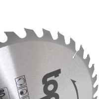 TOPTRADE saw blade, for wood, SK blades, 36 teeth, 400 x 3.5 x 30 mm (6)
