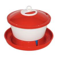 plastic bucket drinker, with a float, for hen, 9,0 L