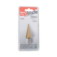 TOPTRADE step drill, HSS, for metal, 4 – 20 mm, 9 steps (1)