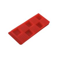 TOPTRADE mounting wedge, plastic, set of 20 pcs., 76 x 30 x 9 mm (7)