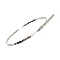 TOPTRADE tightening strap, stainless steel, 50 pcs, 4.6 x 300 mm (4)