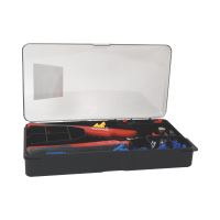 TOPTRADE stripping pliers, crimping, 210 mm, set of 260 pcs (6)