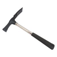 mason´s hammer with puller, metal handle, 700g