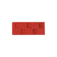 TOPTRADE mounting wedge, plastic, set of 20 pcs., 76 x 30 x 9 mm (6)
