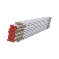 TOPTRADE folding meter,wood,white ,2 m,certificate (7)
