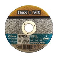 cutting disc Flexovit, for metal and stainless steel, 150 x 22,23 x 1 mm, profi