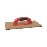 TOPTRADE abrasive trowel with stones, with paper, MDF, PROFESSIONAL, gran. 16, 353x183mm (2)