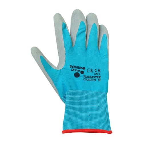 garden gloves FLORASTAR GARDEN, with latex surface and knit, size 9