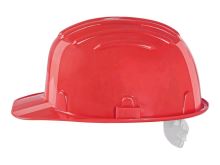 construction safety helmet , red