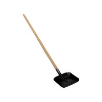 TOPTRADE  standard shovel, hammer finish, straight shaft
