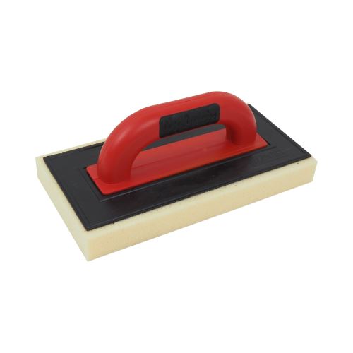 TOPTRADE ABS trowel, sea sponge, cut, extra, PROFESSIONAL, 280 x 140 x 30 mm