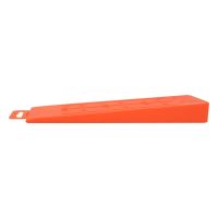 TOPTRADE plastic wedge, PP, 275 x 80 x 30 mm (2)