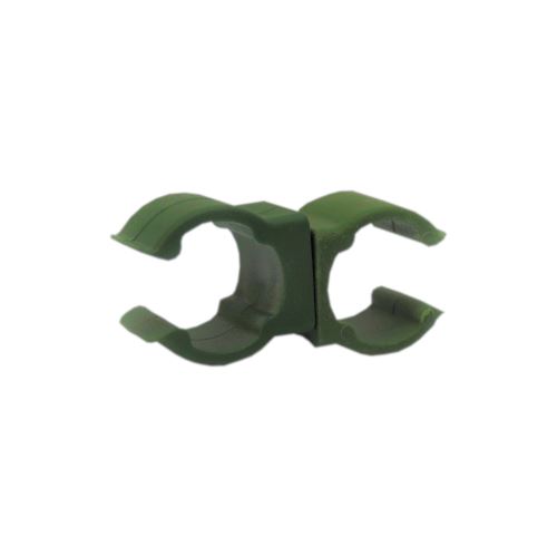 TOPTRADE plastic clip, for garden pole, O 20 mm / 10 pcs