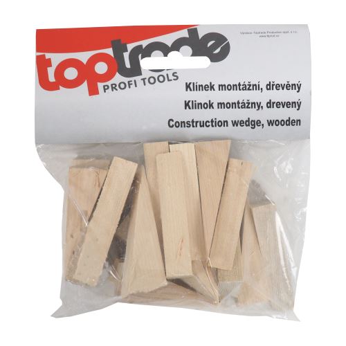 TOPTRADE mounting wooden wedge, 20pcs, 100x20x30 - 1mm (1)