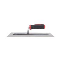 TOPTRADE stainless steel trowel, with rubberized handle, smooth, 360x120 mm, profi (3)
