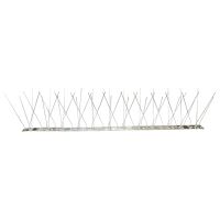 TOPTRADE spike bird barrier, stainless steel, 48 spikes, 50 cm