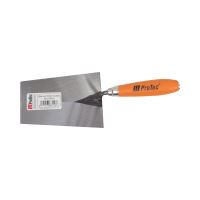 ProTec steel mason trowel, grinded, 160 x 130 mm