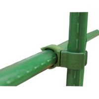 TOPTRADE garden pole, plastic coated, O 8 mm x 150 cm (2)