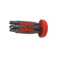 TOPTRADE ratchet screwdriver, with bits, set of 13 pcs (11)