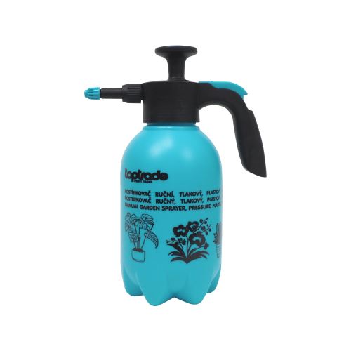 TOPTRADE plastic sprayer, manual, pressure, profi, 2.0 l