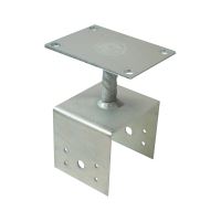 TOPTRADE anchor foot for screws, 140 x 90 mm, galvanized (6)