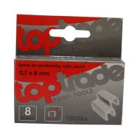 TOPTRADE staples for stapler, galvanized, narrow, package 1000 pcs,0,7 x 14 mm (1)