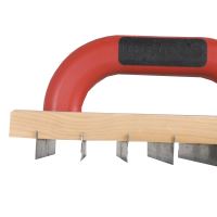 TOPTRADE coat scraper, PROFESSIONAL, 220 x 140 mm (11)