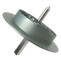 TOPTRADE ALU cutter, for polystyrene, cotton wool, dia. 70 mm (8)