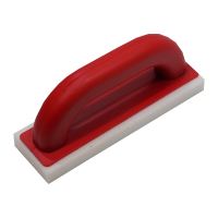 TOPTRADE ABS trowel, soft foam, slatted ,220x65x20mm