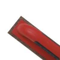 TOPTRADE ABS trowel, brown felt, slatted, PROFESSIONAL, 220 x 65 x 10 mm (3)