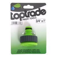 TOPTRADE two-component adapter, internal thread, 3/4" x 1" (2)
