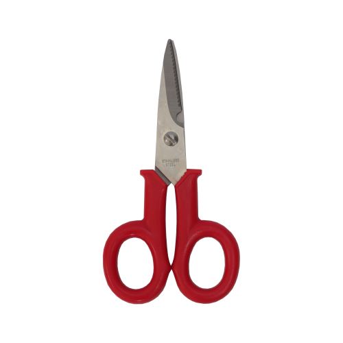 TOPTRADE scissors, straight edges, 145mm, universal