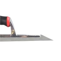 TOPTRADE stainless steel trowel, with rubberized handle, smooth, 360x120 mm, profi (7)