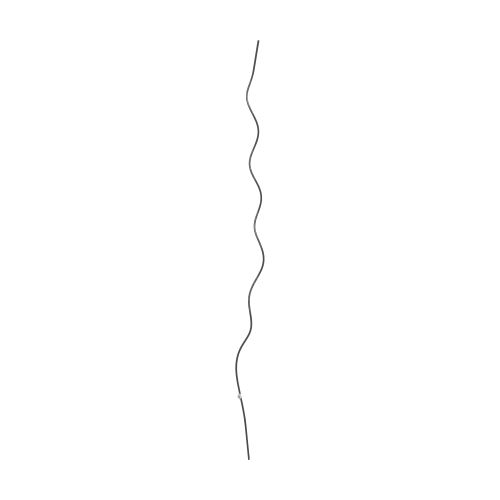 TOPTRADE wire spiral pole, green komaxit, for tomatoes, O 5.5 mm, 1200 mm (3)