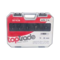 TOPTRADE forstner bit, with SK blades, 15 - 35 mm, set of 5 pieces (4)