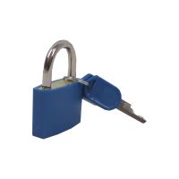 TOPTRADE padlock, blue, 30 mm (3)